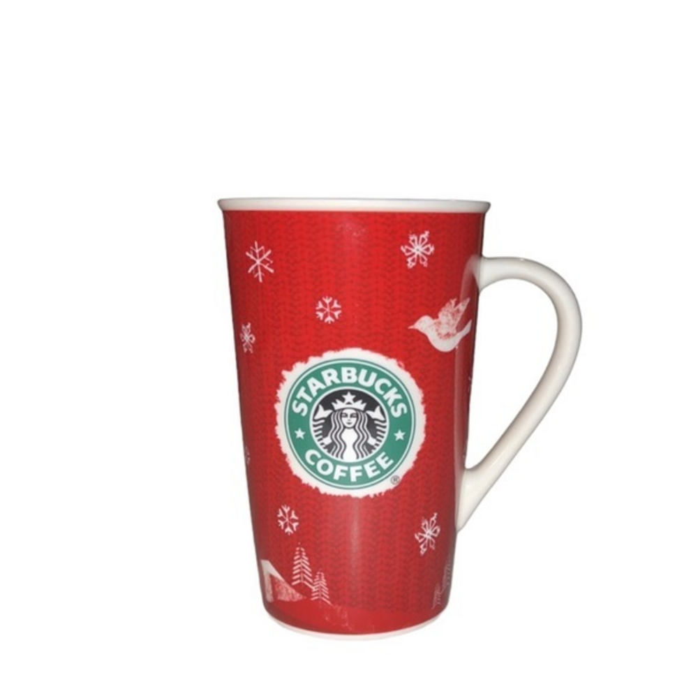 Starbucks Coffee Christmas Holiday‎ 2008 Ceramic 16 oz Mug